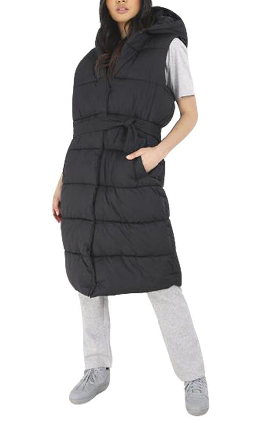 BRAVE SOUL Women Long Puffer Hooded Jacket