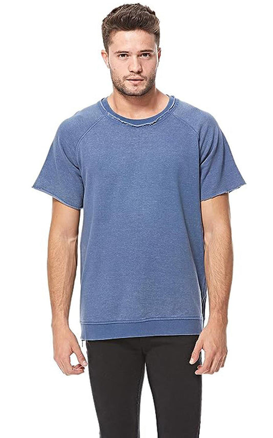 Brave Soul Men Zip Side T-Shirts