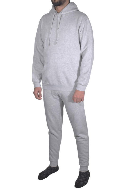 Mens Athletic Pullover Hooded Tracksuit