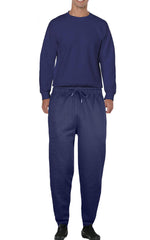 Men Plain Pullover Tracksuit