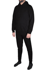 Mens Athletic Pullover Hooded Tracksuit
