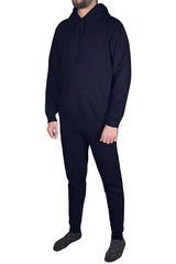 Mens Athletic Pullover Hooded Tracksuit