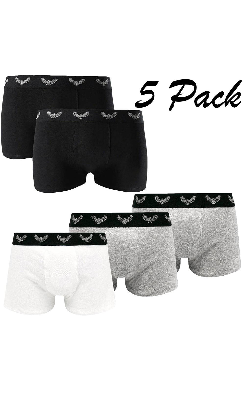 Brave Soul 5 Pack Boxers
