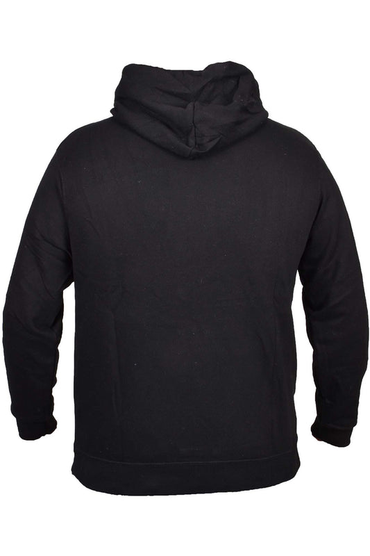 True Face Men Pullover Black Hoodie
