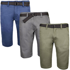 3 Pack True Face Men Chino Shorts Set