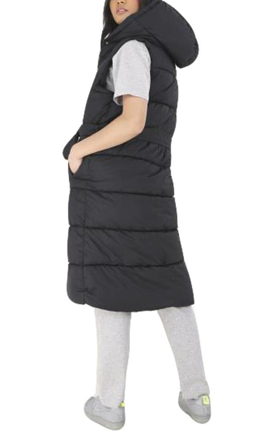 BRAVE SOUL Women Long Puffer Hooded Jacket