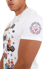 BRAVE SOUL Men Bike Ride Print T-Shirt