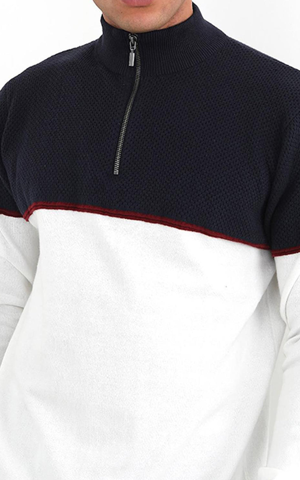 Brave Soul Men High Neck Sweatshirt