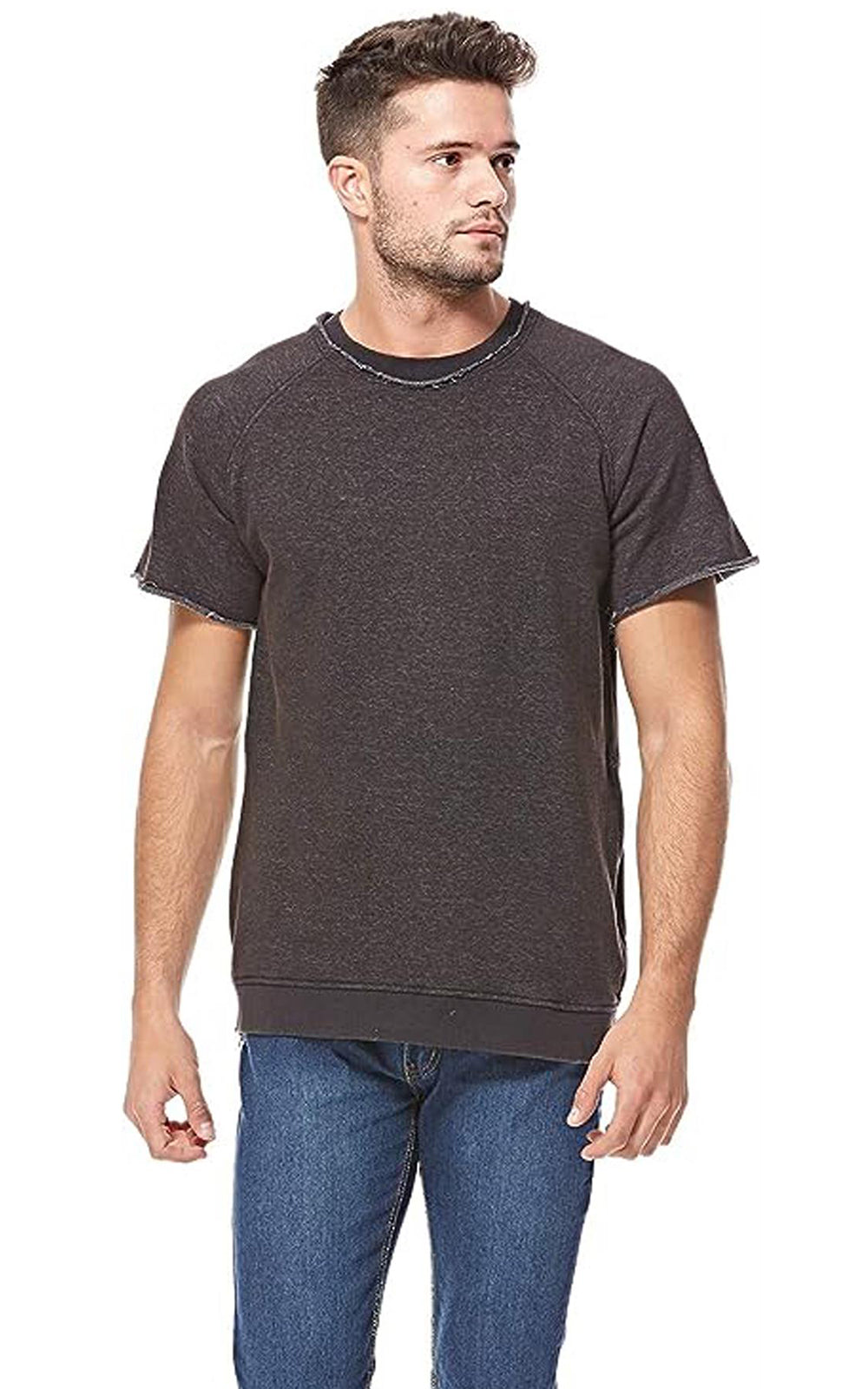 Brave Soul Men Zip Side T-Shirts