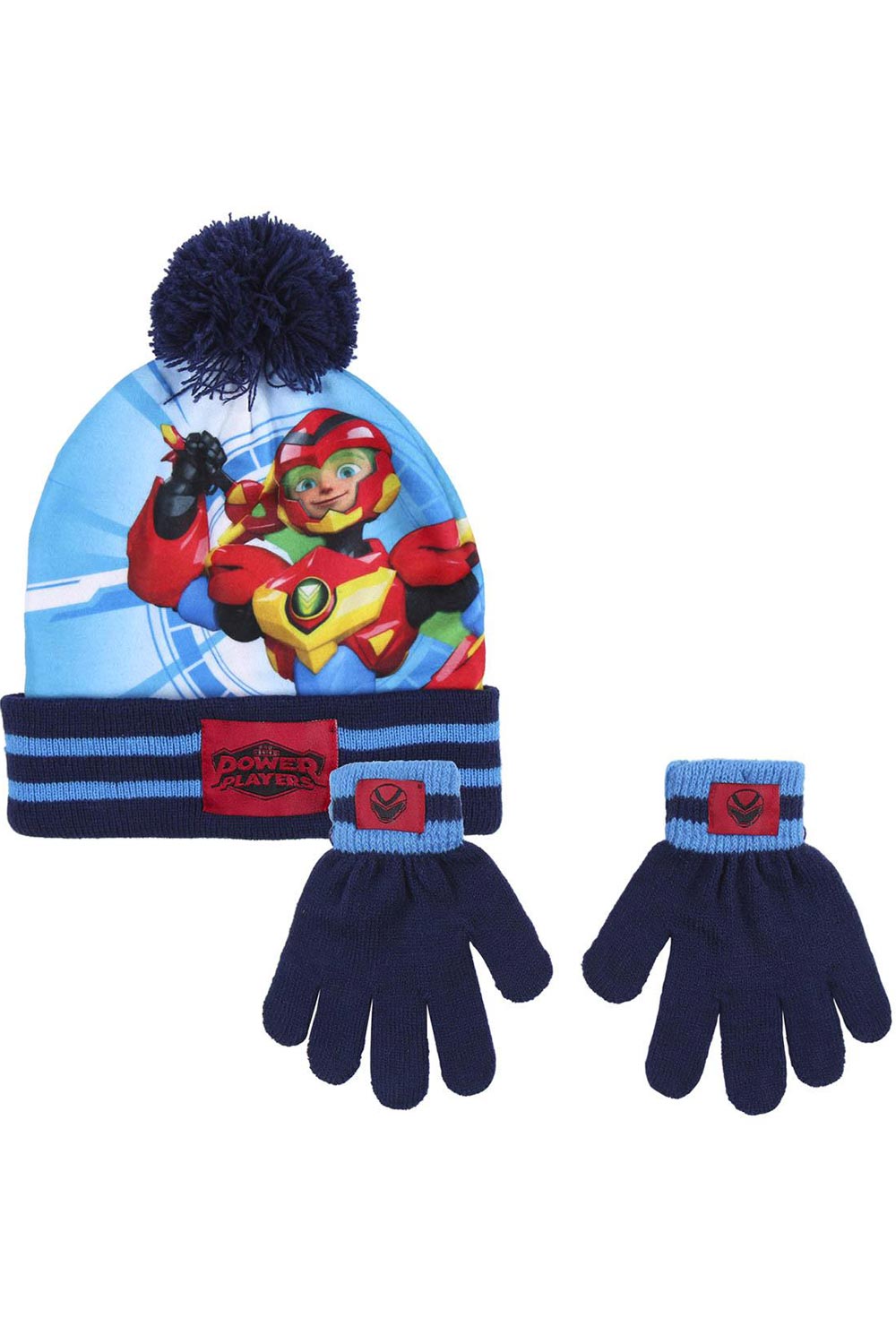 Kids Beanie Hat Gloves Set