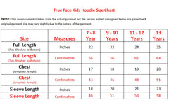 Kids Unisex Plain Zip up Hoodie - No Cord