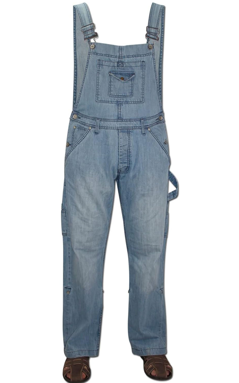 True Face Unisex Denim Dungarees