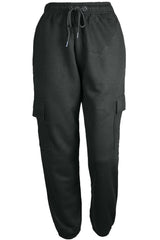 2 Pack Ladies Fleece Cargo Trousers