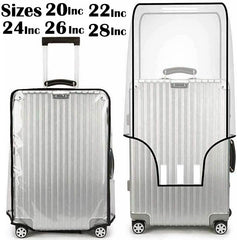 2 Pack Transparent PVC Suitcase Cover