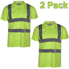 Hiviz Safety Work T-Shirt 2 Pack