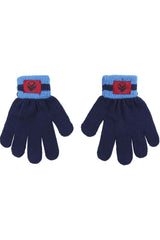 Kids Beanie Hat Gloves Set