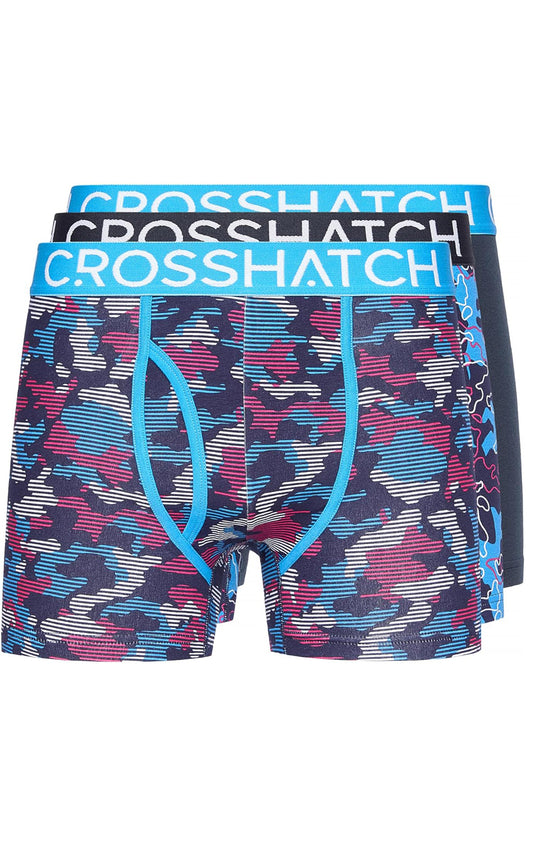 Crosshatch Men's 3 Pack Linamo Boxer