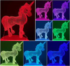 3D Illusion Night Lamp