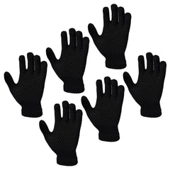 6 Pack Unisex Gripper Gloves