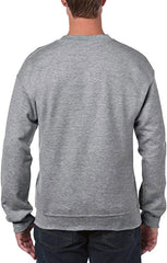 2 Pack True Face Mens Plain Pullover Sweatshirt