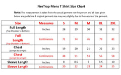 Fire Trap Mens Crew Neck Cotton T-shirt