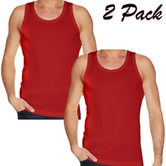 2 Pack Gaffer Men Plain Vest