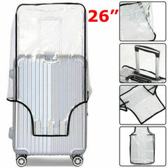 2 Pack Transparent PVC Suitcase Cover