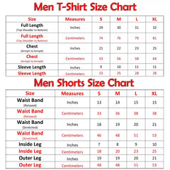 Mens T-Shirt Short Set